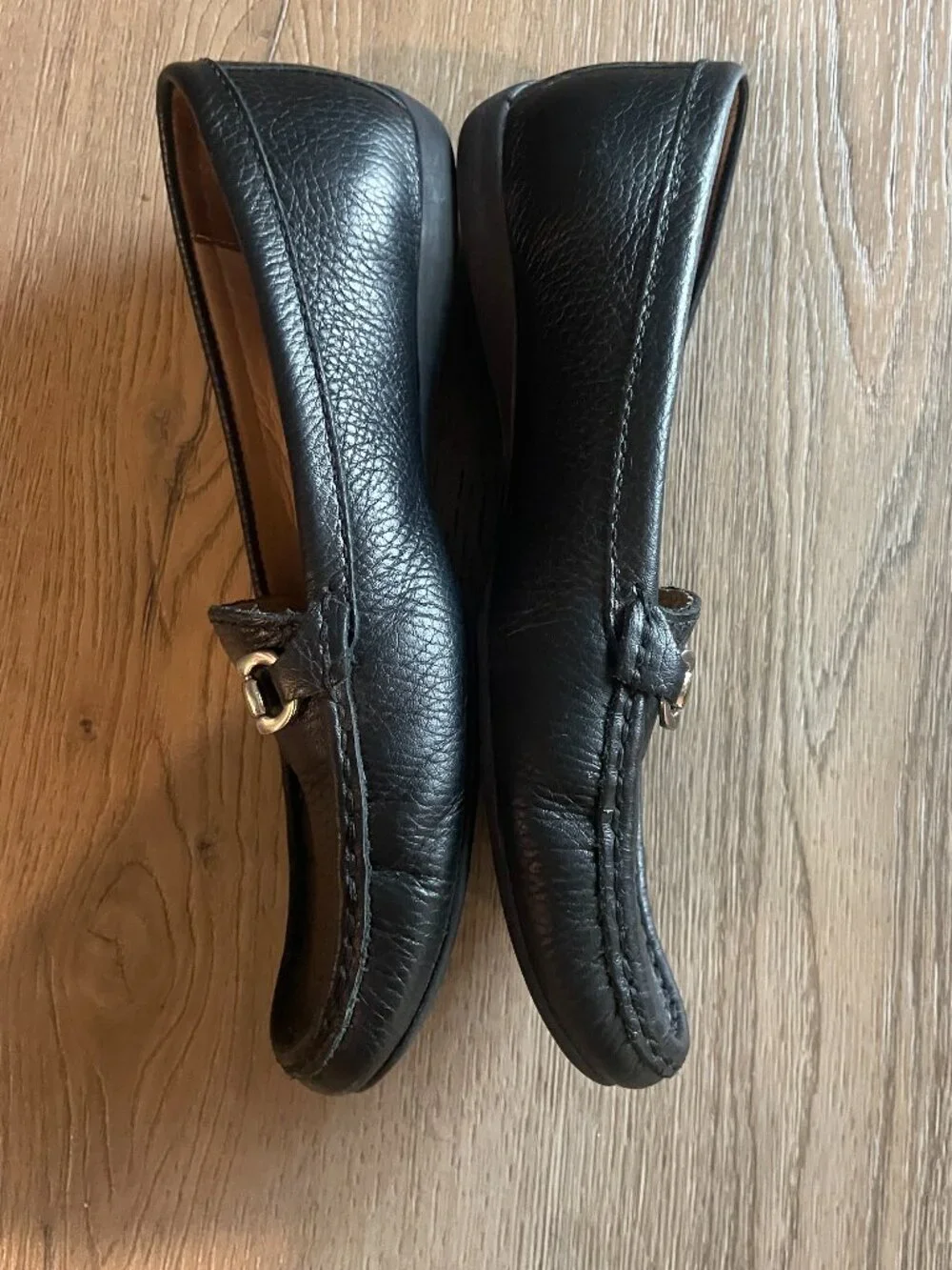 Marc Joseph New York Richmond St Women's Black Leather Loafers 7.5!